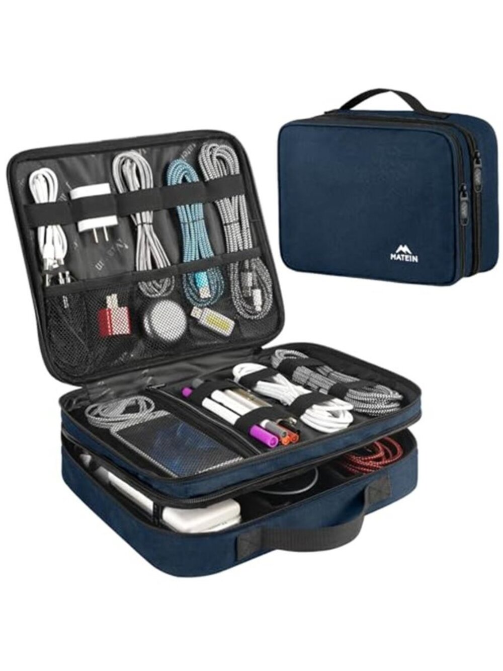 Travel Electronics Organizer Cable Storage Case Tech Accessories Bag Waterproof